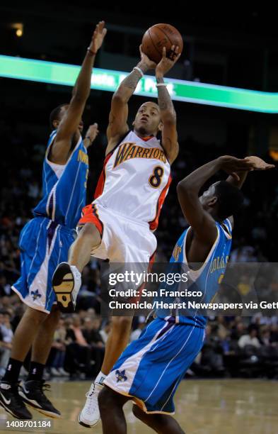 Rookie Charles Jenkins participates in an informal workout by Golden State Warriors players in Oakland, Calif. On Wednesday, Dec. 7, 2011.