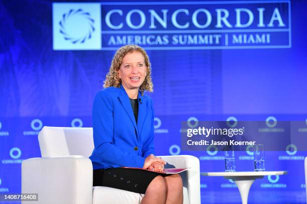 Rep. Debbie Wasserman Schultz, Florida's 23rd Congressional District participates in Cancer Moonshot & Caring for At-Risk Women conversation during...