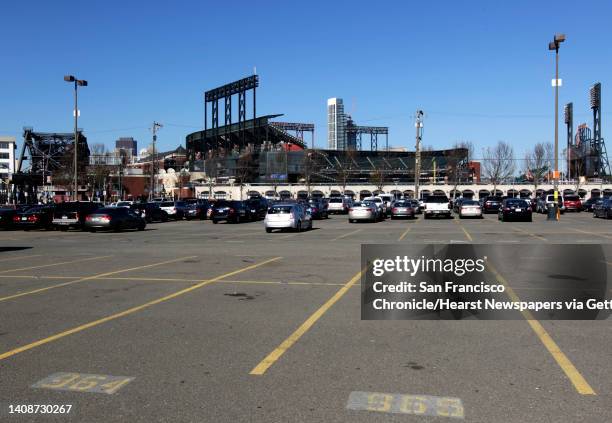 Parking Lot A, located just south of AT&T Park, is seen in San Francisco, Calif. On Thursday, Dec. 26, 2013. The site is one of several that has been...