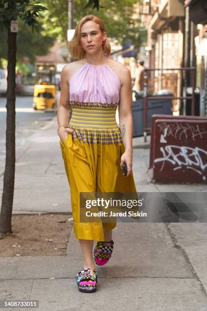 Tommy Dorfman is seen on July 14, 2022 in New York City.