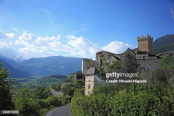 italy, castle coira/churburg - alto adige italy stock pictures, royalty-free photos & images