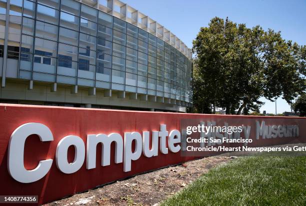 The Computer History Museum is seen in Mountain View, Calif. On Wednesday, July 12, 2017.