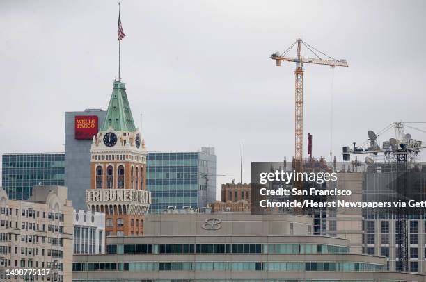 The historic Tribune Tower is seen in Oakland, Calif. On Friday, Sept. 14, 2018. The iconic building is for sale for the second time in two years.