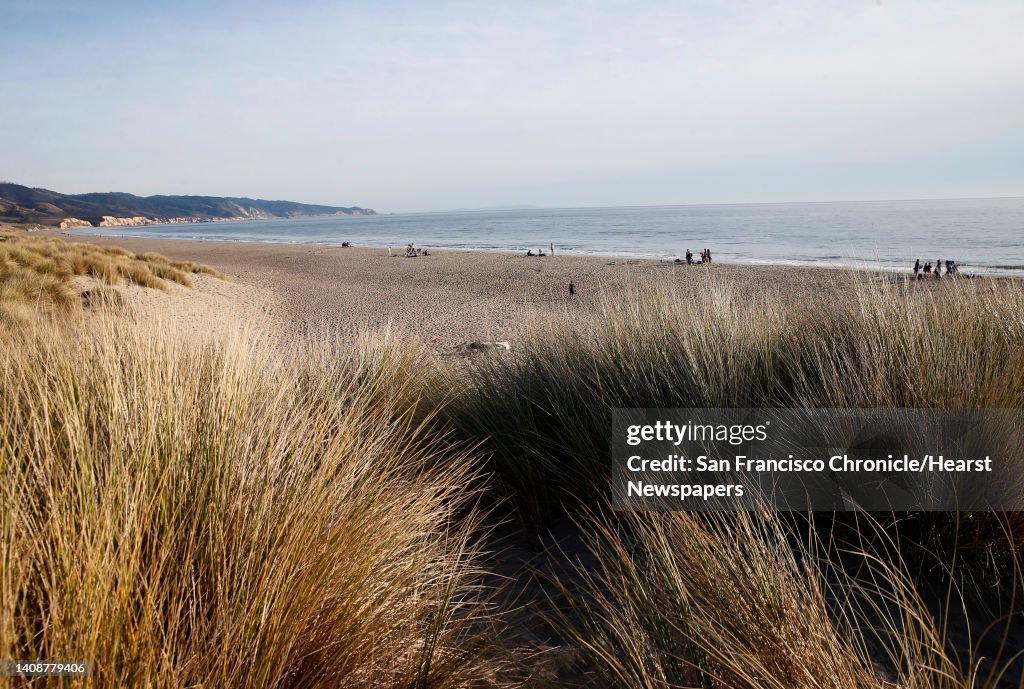 Limantour Rd Point Reyes A view looking southeast from Limantour Beach in Point Reyes National ...