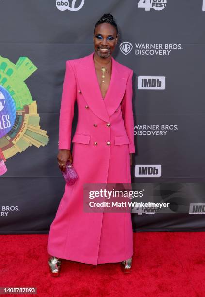 Billy Porter attends Billy Porter's "Anything's Possible" screening during the 2022 Outfest Los Angeles LGBTQ+ Film Festival Opening Night at The...