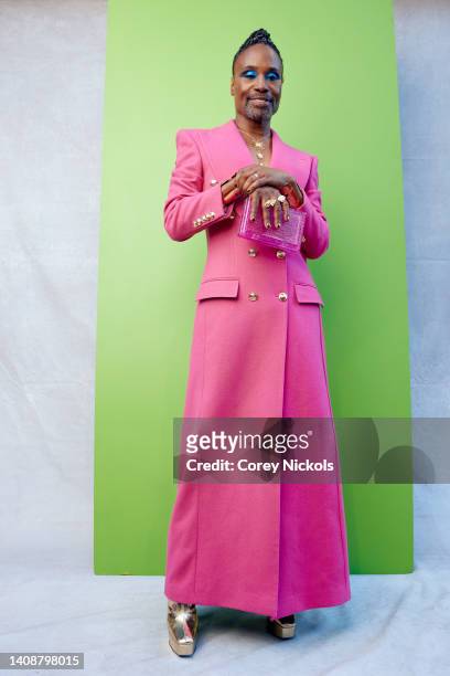 Billy Porter poses in the IMDb Portrait Studio at the 2022 Outfest LA LGBTQ+ Film Festival Opening Night at The Orpheum Theatre on July 14, 2022 in...