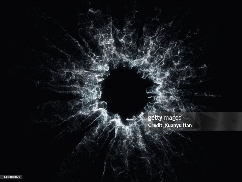 Abstract particle background
