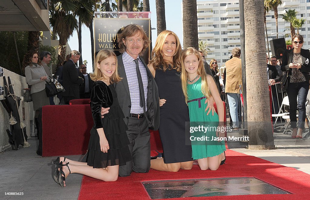 William H. Macy And Felicity Huffman Honored On The Hollywood Walk Of Fame