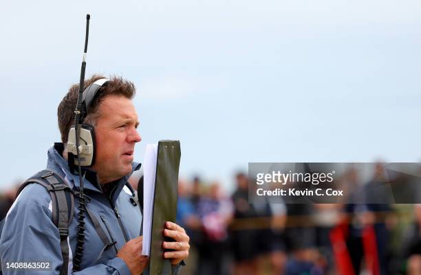 Alistair Bruce Ball looks on at the 7th tee during Day Two of The 150th Open at St Andrews Old Course on July 15, 2022 in St Andrews, Scotland.