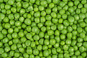 Green peas pattern, top view. Healthy vegetarian food