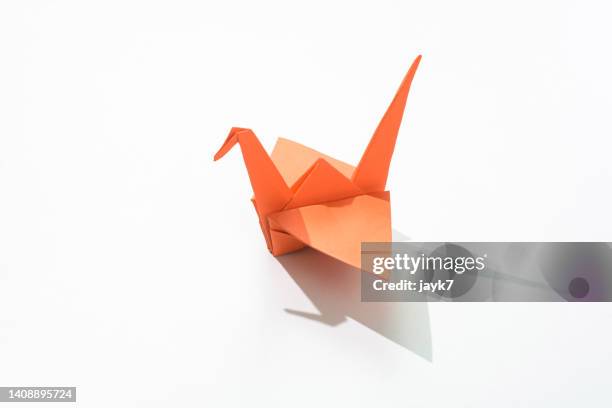 crane - origami stock pictures, royalty-free photos & images