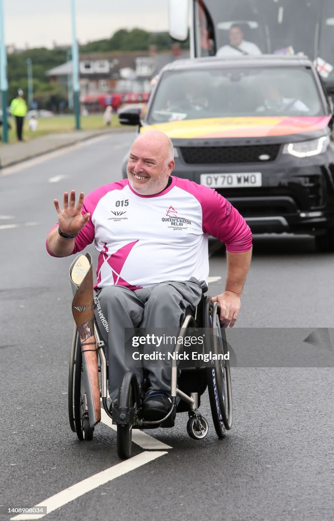 The Birmingham 2022 Queen's Baton Relay Visits The North East Of England