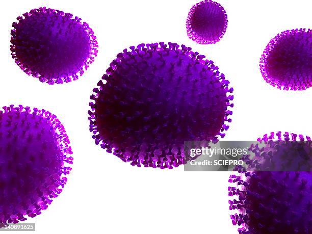 flu virus, artwork - barbed wire white background stock illustrations