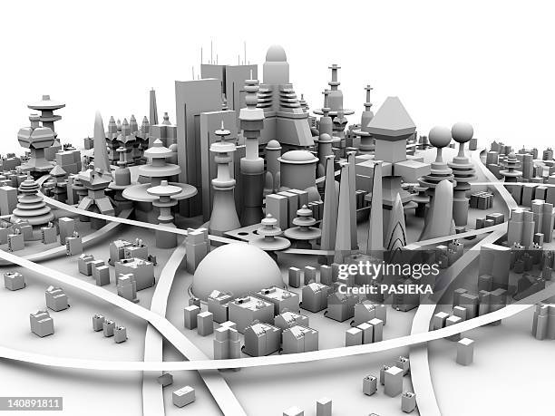 future city, artwork - city future点のイラスト素材／クリップアート素材／マンガ素材／アイコン素材