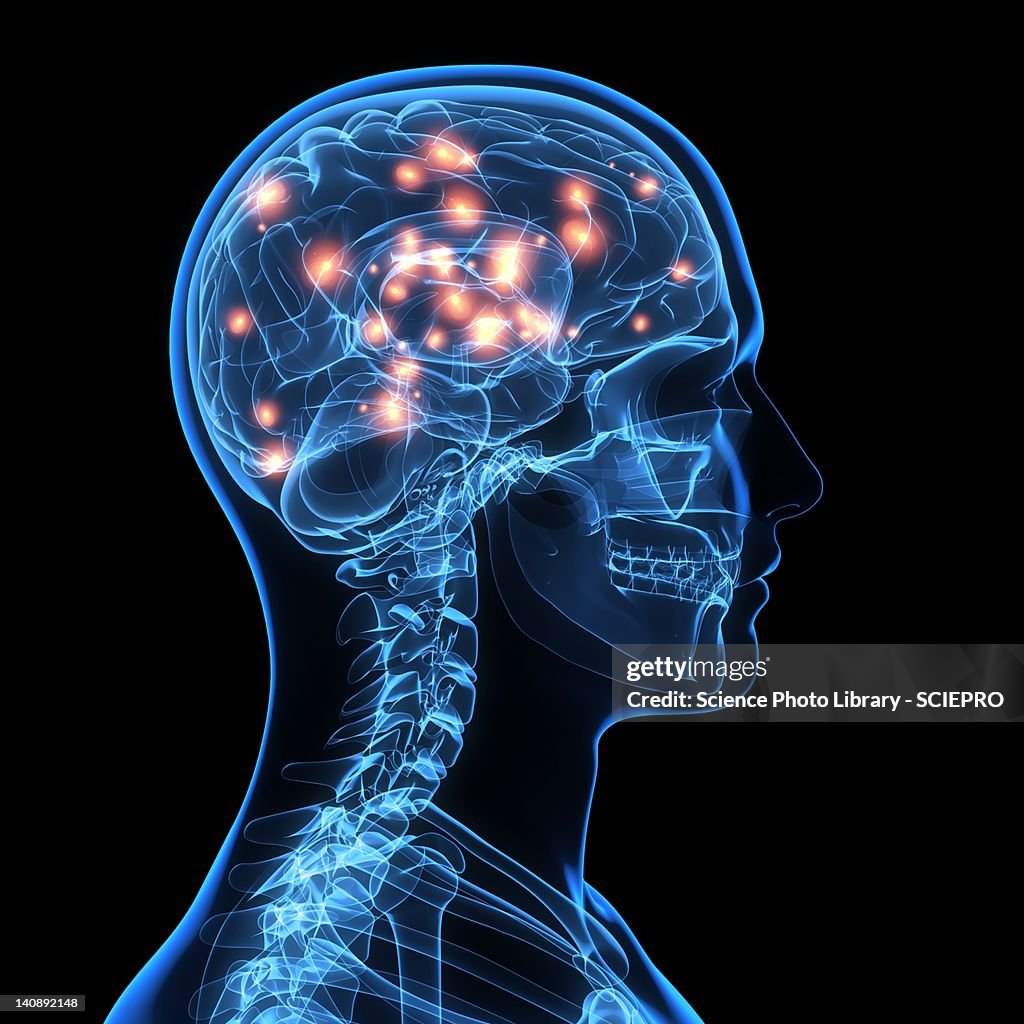 Brain activity, artwork