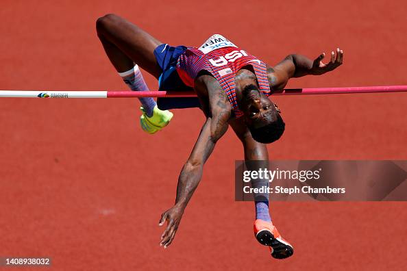 Shelby McEwen of Team United States competes in the Men's High Jump ... Shelby McEwen Shelby McEwen of Team United States competes in the Men's High Jump ...