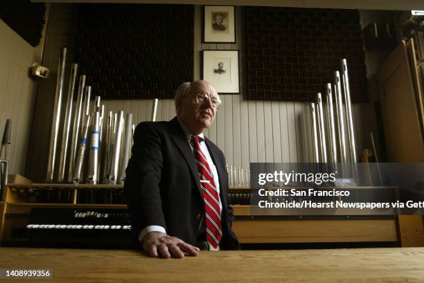 Jack Bethards, owner of Shoenstein & Company, in the voice room at the company's San Francisco, Ca., headquarters on Wednesday, February 5, 2004. The...