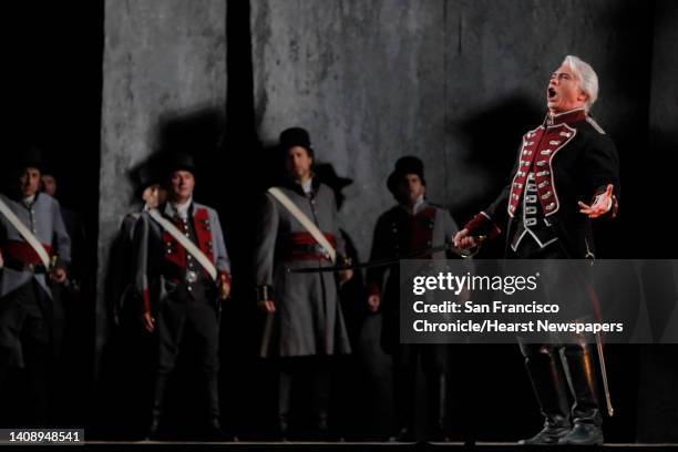 Dmitri Hvorostovsky performs in Il Trovatore on Tuesday, September 8, 2009. SF Opera opens its 2009 fall season with Verdi's "Il Trovatore." The four...