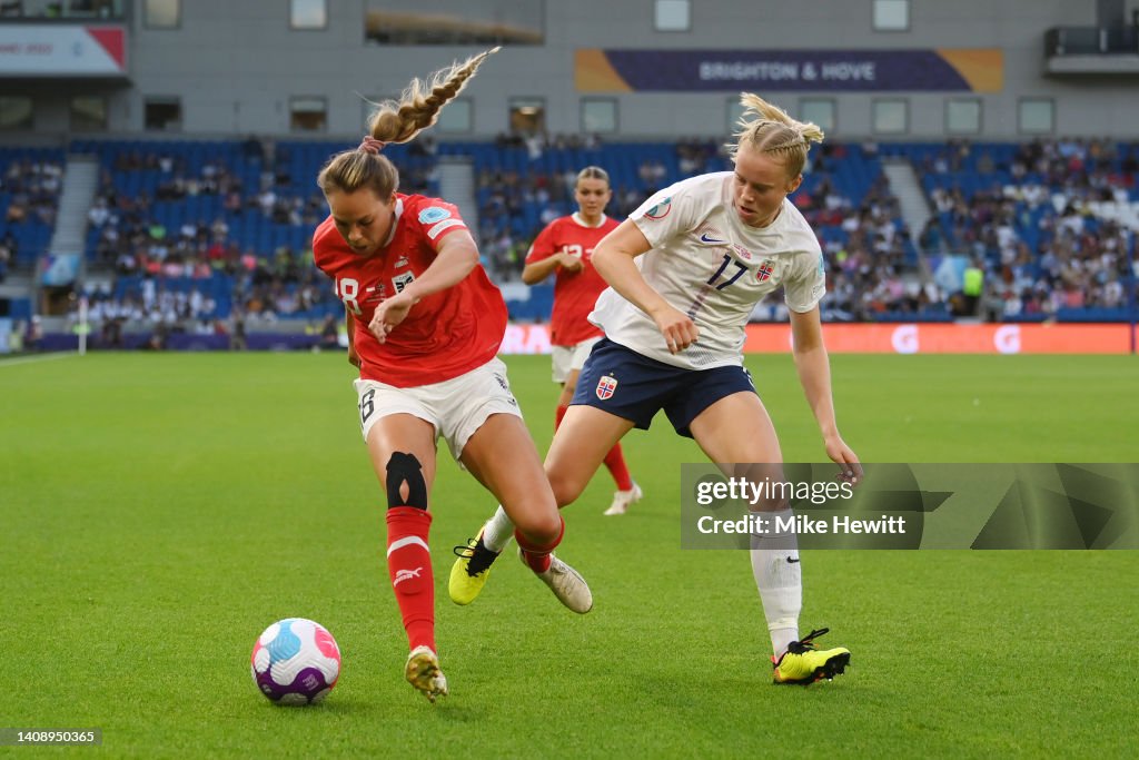 Austria v Norway: Group A - UEFA Women's EURO 2022