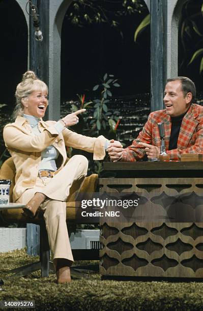 The Tonight Show Starring Johnny Carson -- Pictured: Actress/singer Doris Day, guest host McLean Stevenson on November 26, 1973 -- Photo by: NBC/NBCU...