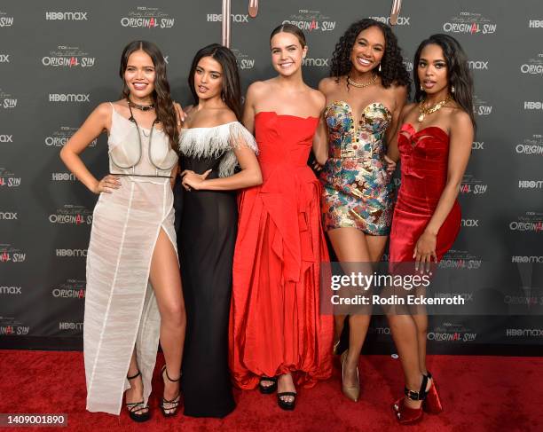 Malia Pyles, Maia Reficco, Bailee Madison, Chandler Kinney, and Zaria attend the exclusive screening of HBOMax's "Pretty Little Liars: Original Sin"...