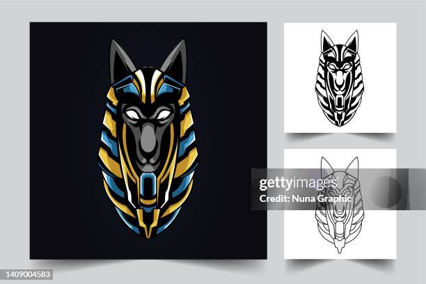 illustrations, cliparts, dessins animés et icônes de logo d’anubis sport - anubis