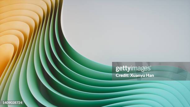 abstract shapes concept design background - satin paper stock pictures, royalty-free photos & images