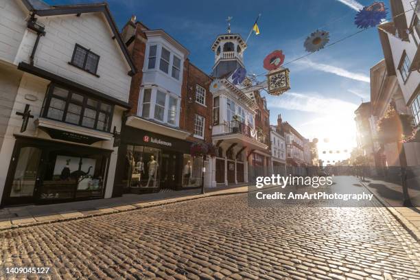 guildford high street england - guildford bildbanksfoton och bilder