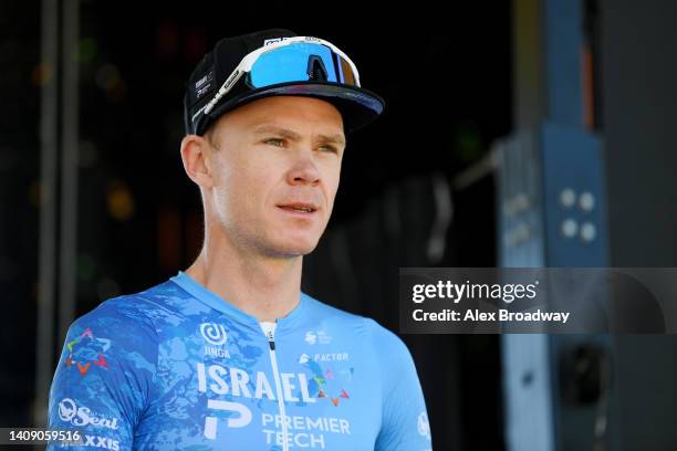 Christopher Froome of United Kingdom and Team Israel - Premier Techduring the team presentation prior to the 109th Tour de France 2022, Stage 14 a...