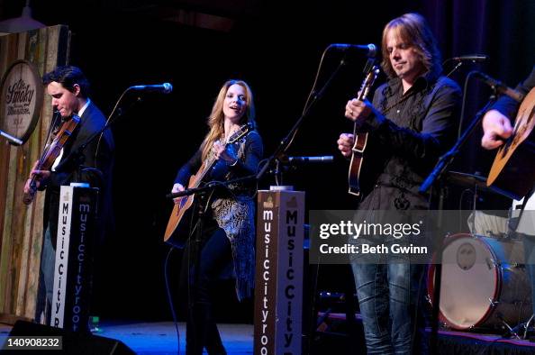 The Roys Clint White Elaine Roy, and Lee Roy of The Roys performs during Music ...