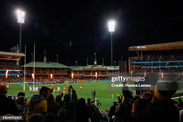 General view during game three of the International Test match series between the Australia Wallabies and England at the Sydney Cricket Ground on...