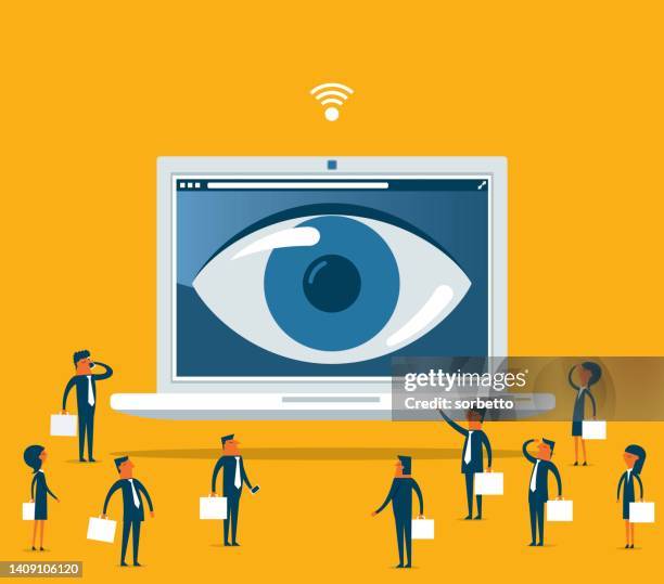 spyware - dark web stock illustrations