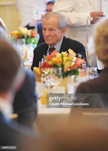 Artist Peter Beard attends the 2012 Jefferson awards for public service at The Pierre Hotel on March 6, 2012 in New York City.