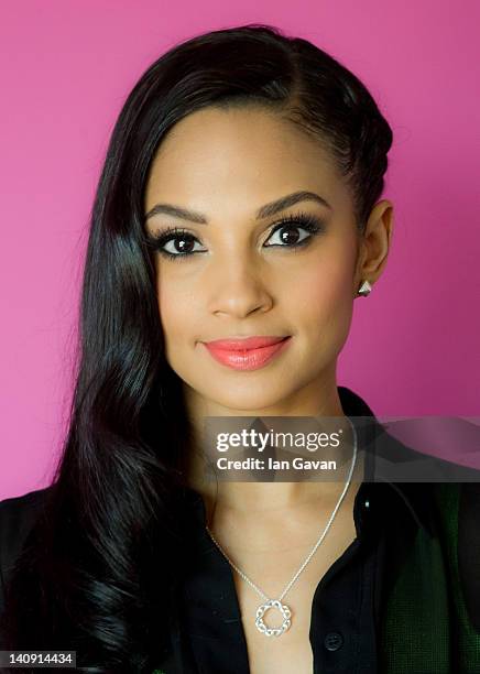 Alesha Dixon visits the National Domestic Violence Helpline to launch Avon's 'Pass It On' campaign to speak out against domestic violence at Refuge...