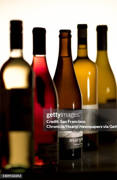 Selection of wines photographed in The Chronicle studio in San Francisco, Calif., on Sunday, November 29, 2020. For our year-end wine story, The...