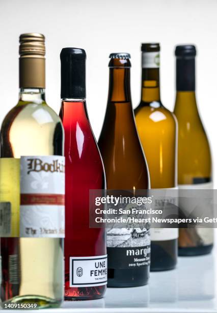Selection of wines photographed in The Chronicle studio in San Francisco, Calif., on Sunday, November 29, 2020. For our year-end wine story, The...