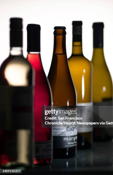 Selection of wines photographed in The Chronicle studio in San Francisco, Calif., on Sunday, November 29, 2020. For our year-end wine story, The...