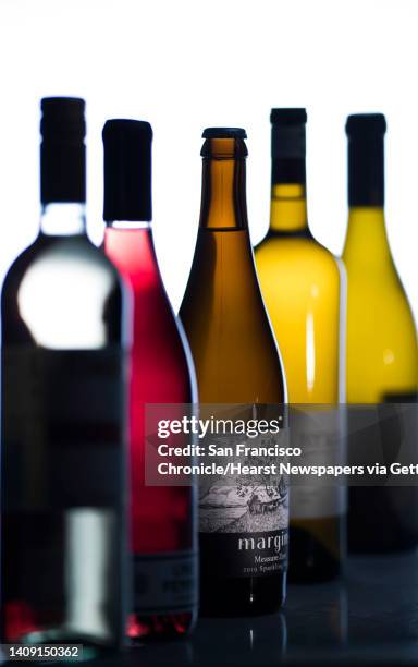 Selection of wines photographed in The Chronicle studio in San Francisco, Calif., on Sunday, November 29, 2020. For our year-end wine story, The...