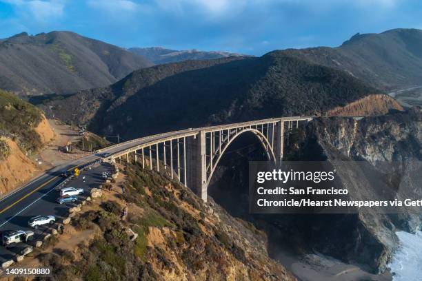 The Bixby Bridge outside Big Sur, Calif., on Tuesday, December 8, 2020. Tourism in Big Sur is having negative effects on the landscape and is rubbing...