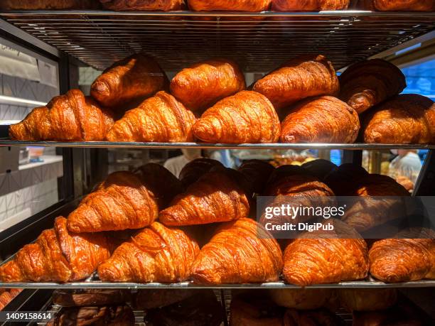 truffle croissant in rack - rack stock pictures, royalty-free photos & images