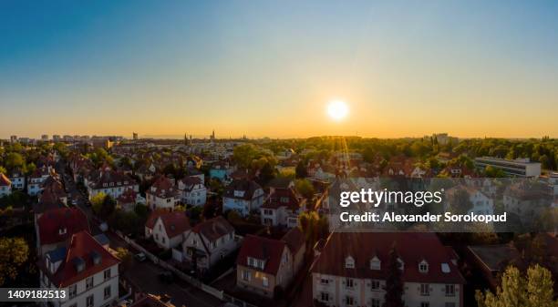 circular spherical panorama 360 degrees. city of strasbourg. - bas rhin stock-fotos und bilder