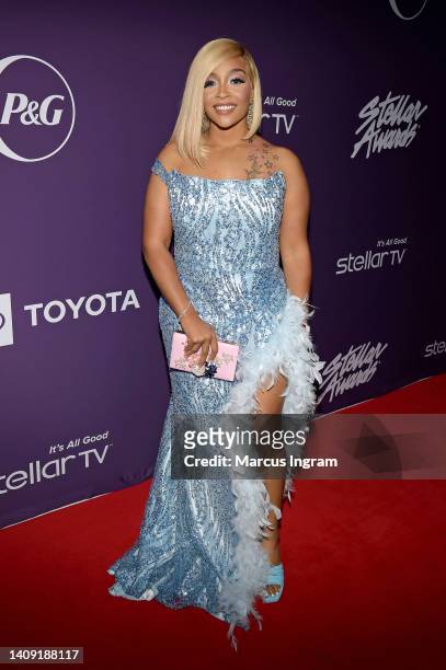 Adia attends the 37th Annual Stellar Gospel Music Awards at Cobb Energy Performing Arts Centre on July 16, 2022 in Atlanta, Georgia.