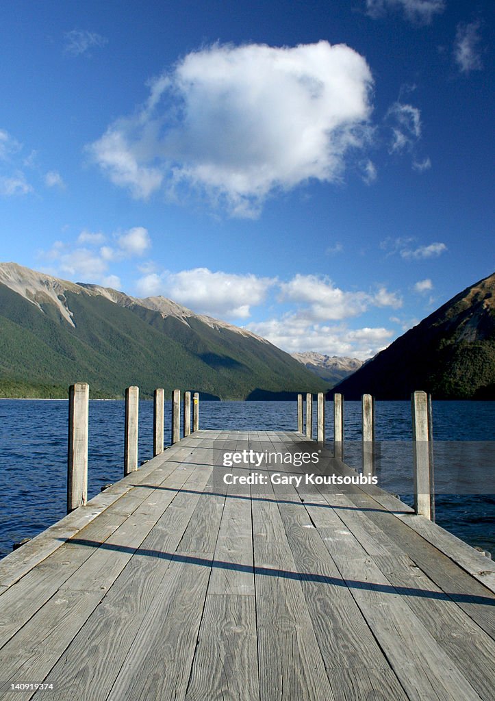 Dock at Nelson Lakes National Park
