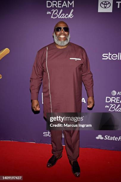 Attends the 37th Annual Stellar Gospel Music Awards at Cobb Energy Performing Arts Centre on July 16, 2022 in Atlanta, Georgia.