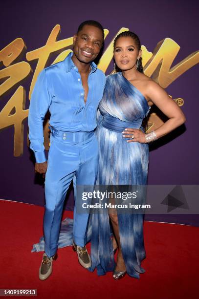 Kirk Franklin and Tammy Collins attend the 37th Annual Stellar Gospel Music Awards at Cobb Energy Performing Arts Centre on July 16, 2022 in Atlanta,...