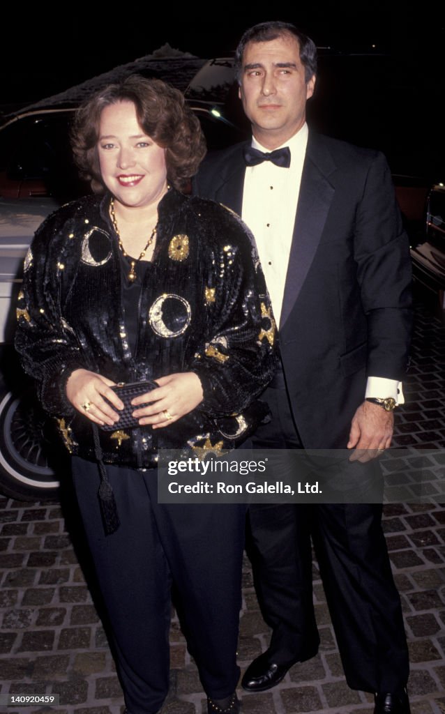 Kathy Bates and Tony Campisi attends 49th Annual Golden Globe Awards