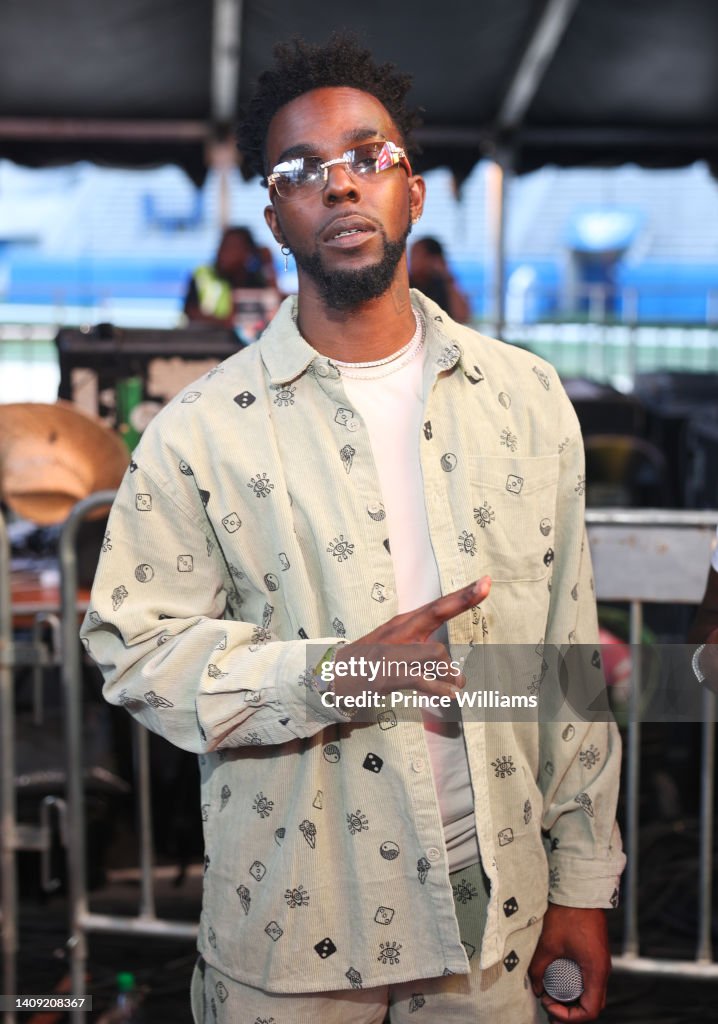 Dash The Rapper Rapper Roscoe Dash attends at Hot 07.9 Birthday Bash 2022 at Center ...