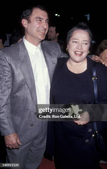 Kathy Bates and Tony Campisi attend the screening of "Dolores... News