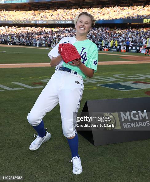 Jojo Siwa attends the 2022 MLB All-Star Week Celebrity Softball