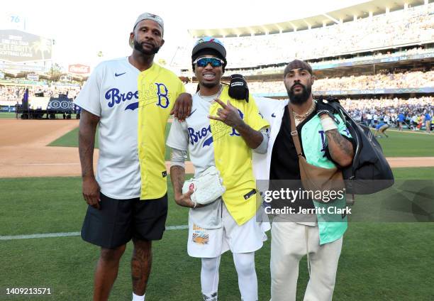 C.C. Sabathia, Quavo and Jerry Lorenzo attend the 2022 MLB All-Star News  Photo - Getty Images